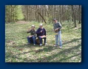 Out of focus, Torbay Tigers limbering up!